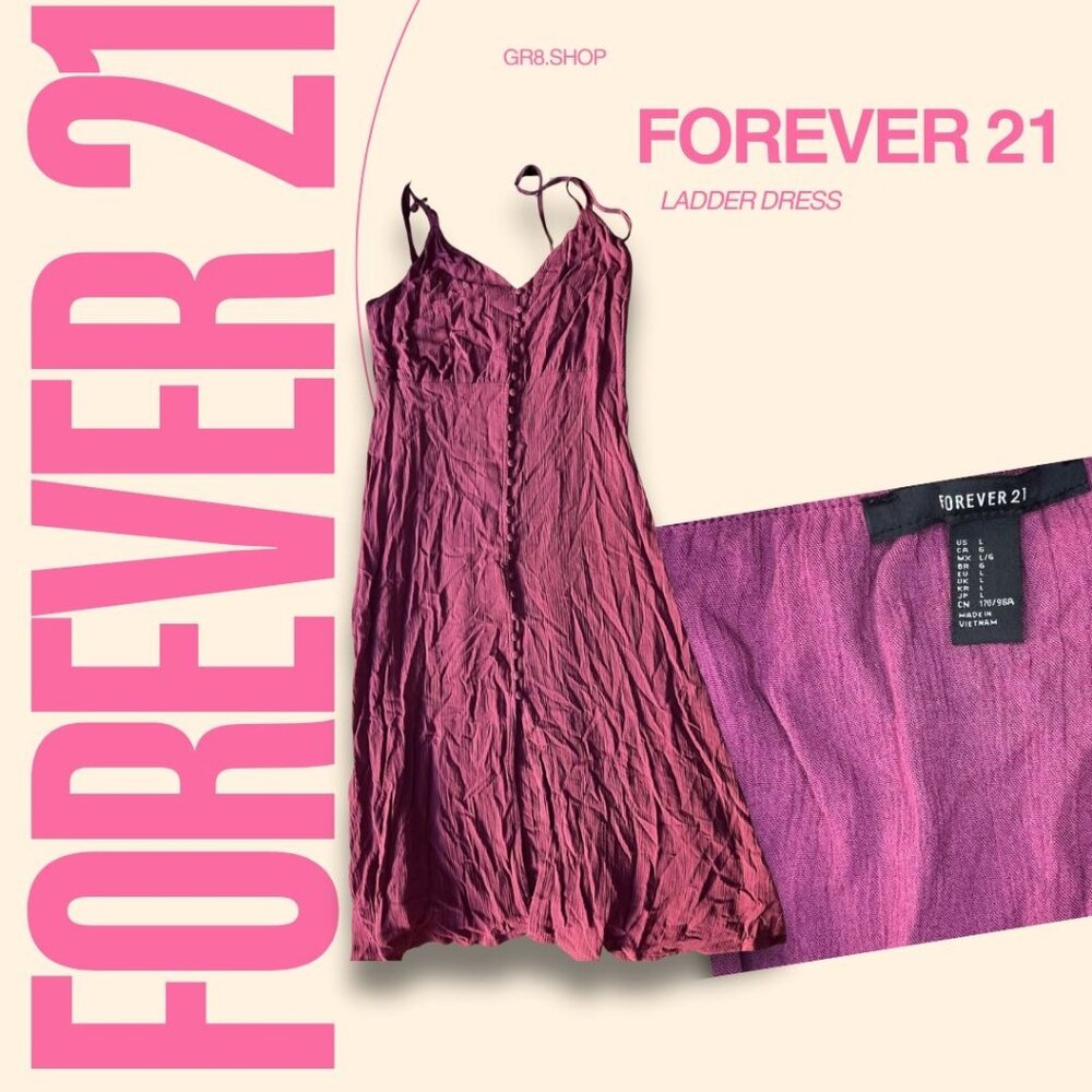 Forever 21 Ladder Cutout Dress Pink Size L Women’s Party Casual